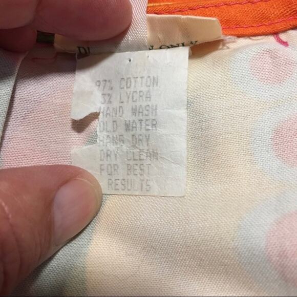 Nathalie Seaver Boutique Bright Mod Print Accordion Pleat Pencil Skirt SZ 2 - Picture 9 of 9